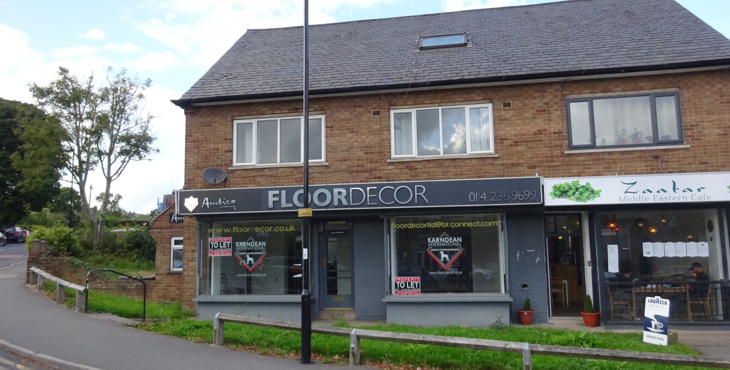 Double fronted shop with high profile position in desirable Sheffield suburb