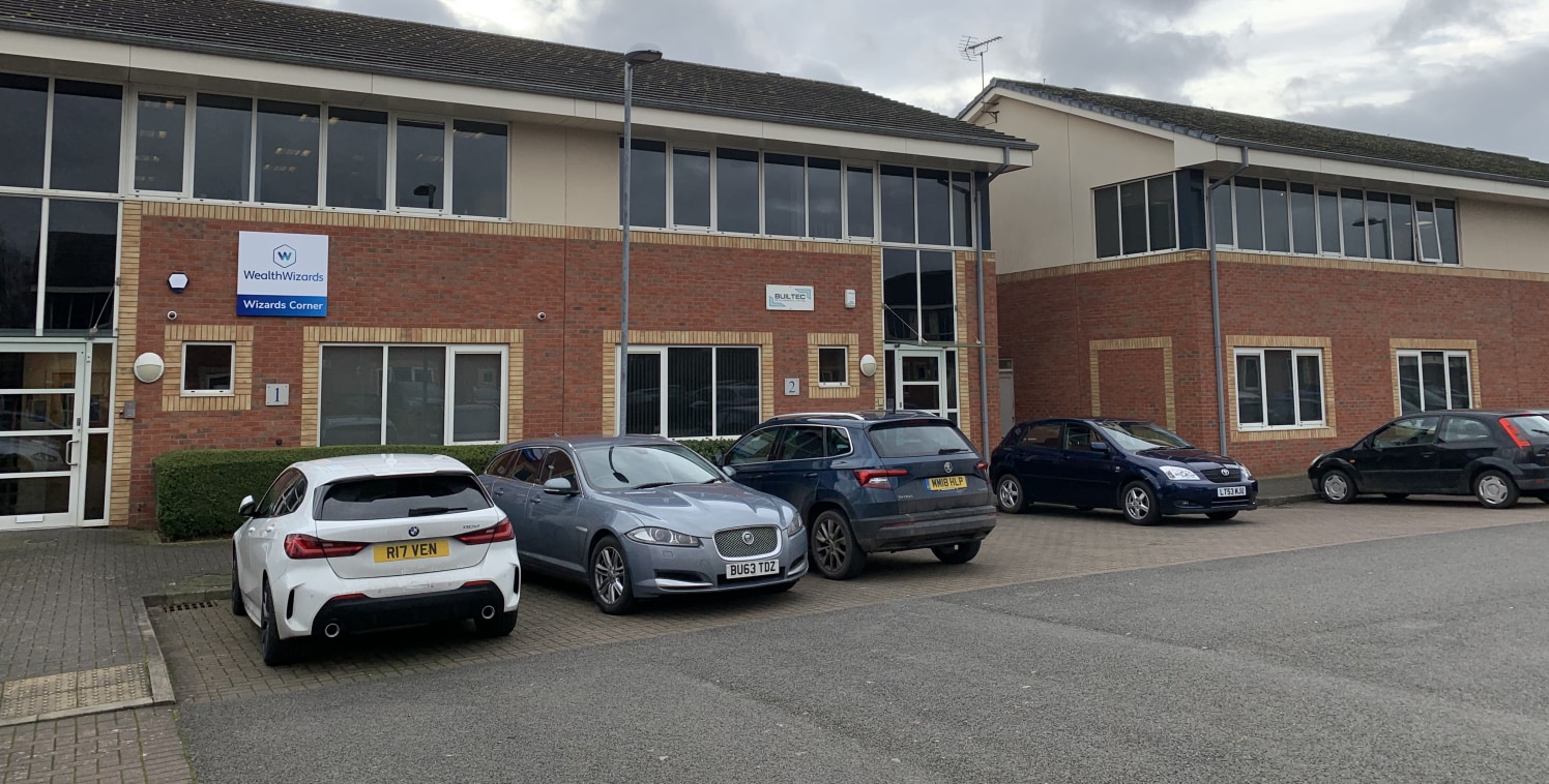 A prime office development in a courtyard setting, of modern construction, built to a high specification. The development is located in a prominent location on Athena Drive in Tachbrook Park.