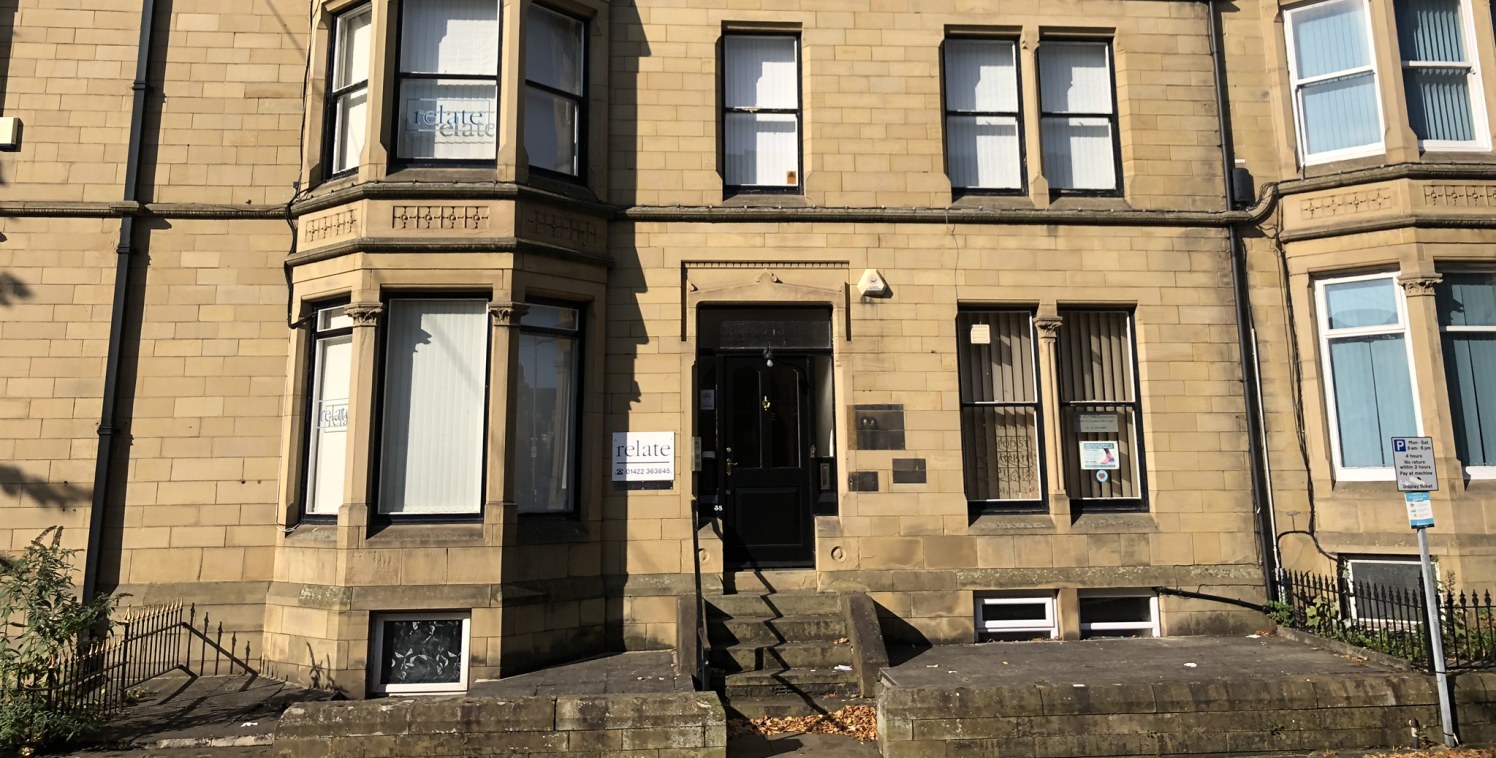 The property is a large and characterful period building situated prominently in a parade of similar properties on Clare Road, a mixed commercial and residential street in the centre of Halifax. 

The premises has been divided into secure offices sui...