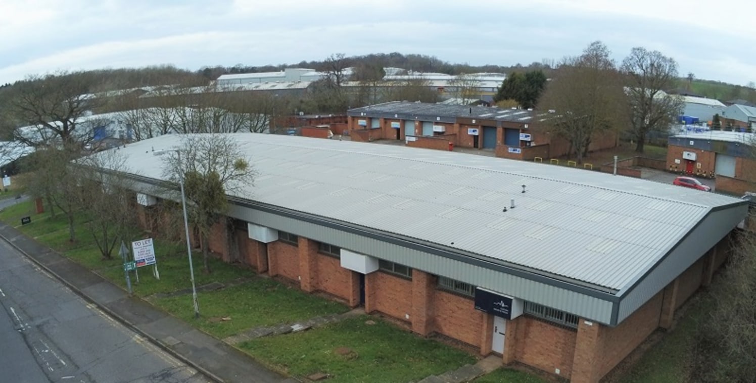 Commercial Warehouse/Industrial Units from 4,012 sq ft 8,036 sq ft GIA. The units are prominently positioned at the entrance to Hampton Lovett Industrial Estate Droitwich.