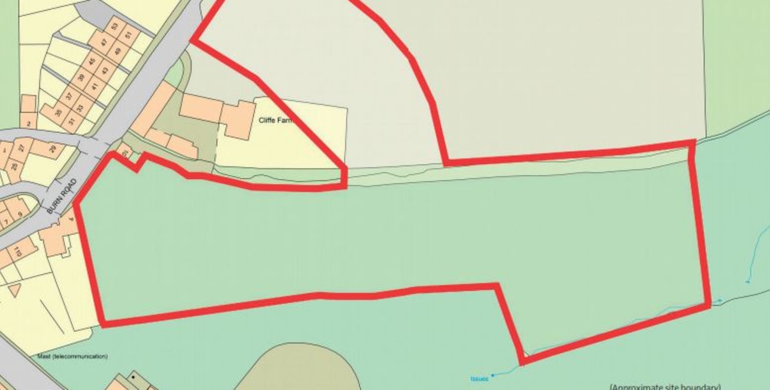 The site has a semi-rural aspect, tree lined to the South, split in to two linear development tranches served by the road off Burn Road. The newly built houses to the immediate north of the site are large luxury houses which have all sold off plan....