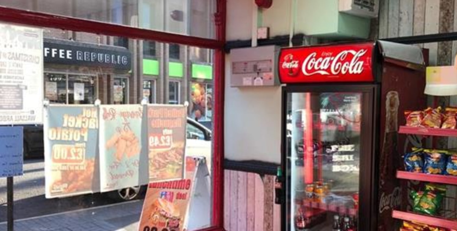 Independent Sandwich Bar Takeaway Located In Walsall For Sale\nTown Centre Location\nRef 2299\n\nLocation\nThis established Sandwich Bar Takeaway is located within a prominent and highly visible trading position on Bridge Street which is near to all....