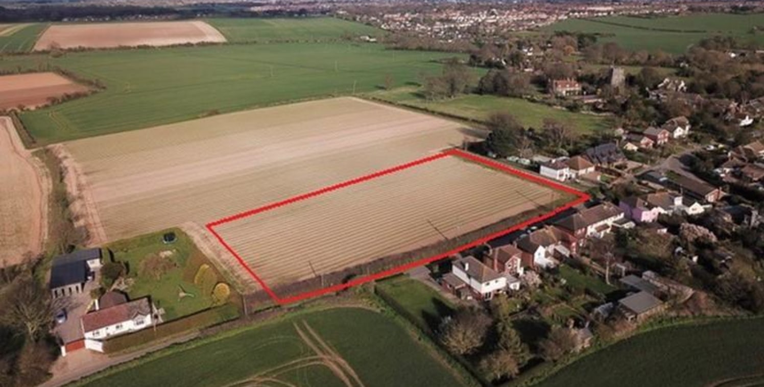 Residential development site in a popular rural village location with views over the Ham Fens. Planning Permission granted for 12 new homes. In all approximately 2.08 acres.