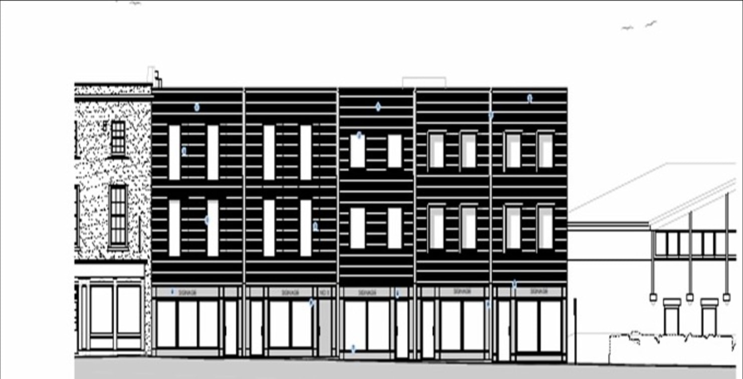 FREEHOLD SITE WITH FPP FOR 

8 FLATS AND 4 COMMERCIAL UNITS