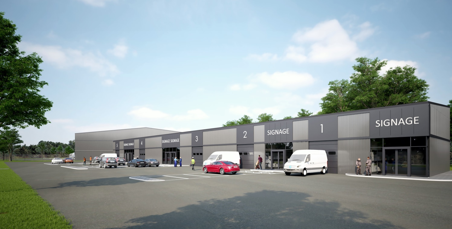 New bespoke industrial / warehouse units.

Bespoke fit out available.

2,390 to 70,000 sq ft on 5 acres

Rental - On Application

*Planning submitted*