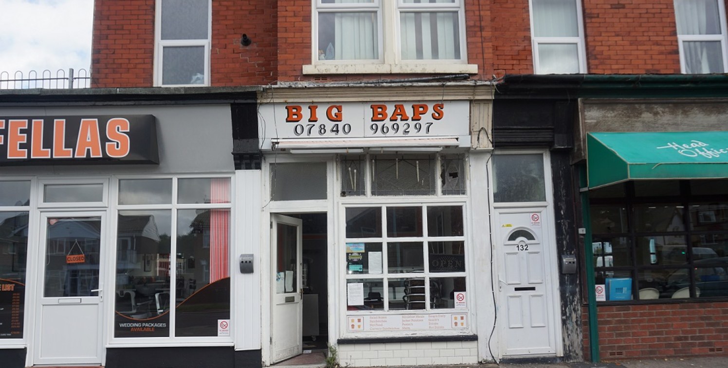 Single fronted shop premises located at the busy junction of Lytham Road/Harrowside/Highfield Road. The shop previously traded as a sandwich take away. Compact shop unit and freezer store 16 sqm in total. New lease available at a rent of &pound;3,500...