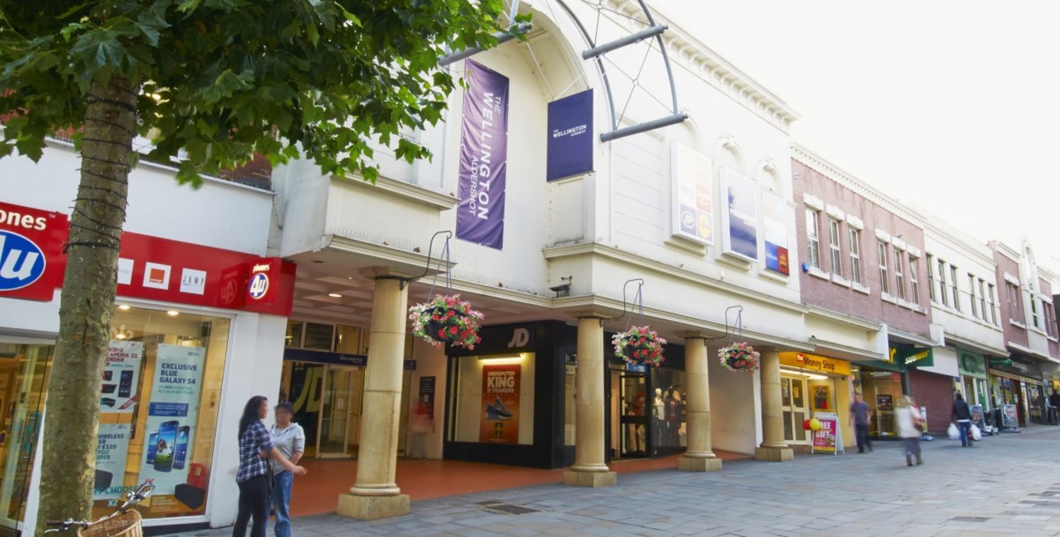<p>The Wellington Centre consists of a shopping centre, seven floor office block and a 470 space multi storey car park all occupying a prime location within Aldershot town centre.&nbsp;<br /> With over fifty retailers this multi level shopping centre...