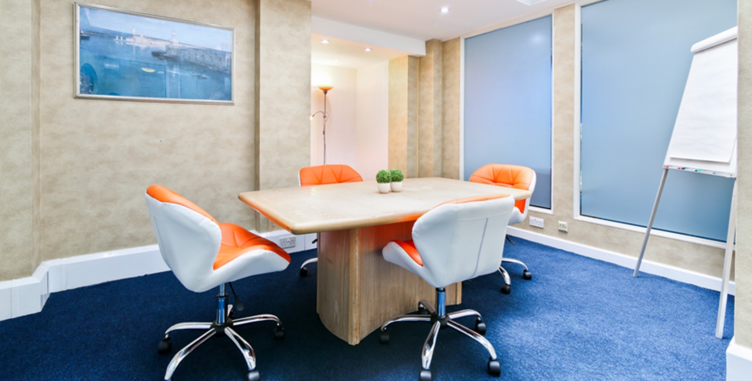 This purpose-built office building is set over basement, ground and first- fourth floors. The most recent use has primarily been as serviced offices and the fit out reflects this with cellular rooms. However, the majority of internal walls are non-st...