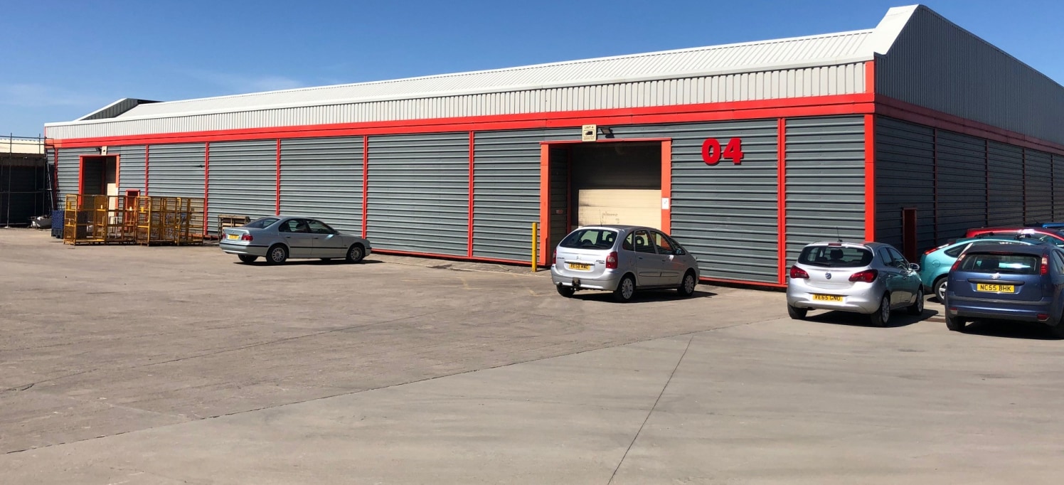 The property compromises an industrial warehouse unit being constructed on a steel portal frame with block and sheet clad walls under a pitched sheet clad roof incorporating transclucent panels. Internally the unit benefits from: