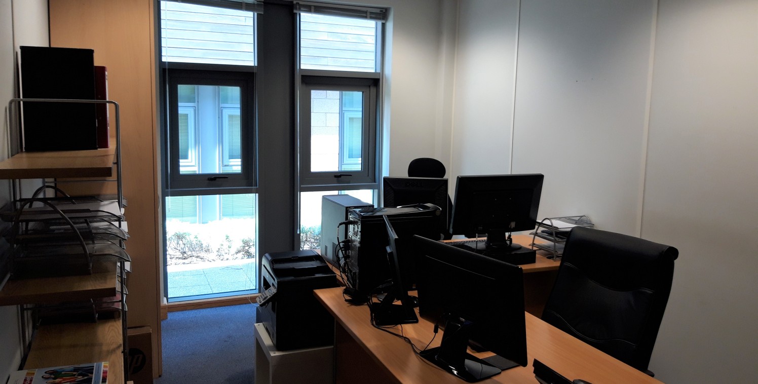 A 1,500 sq ft ground floor office built to a high specification, providing fully raised access floors, comfort cooling and inset LG7 lighting. There are 6 allocated parking spaces.