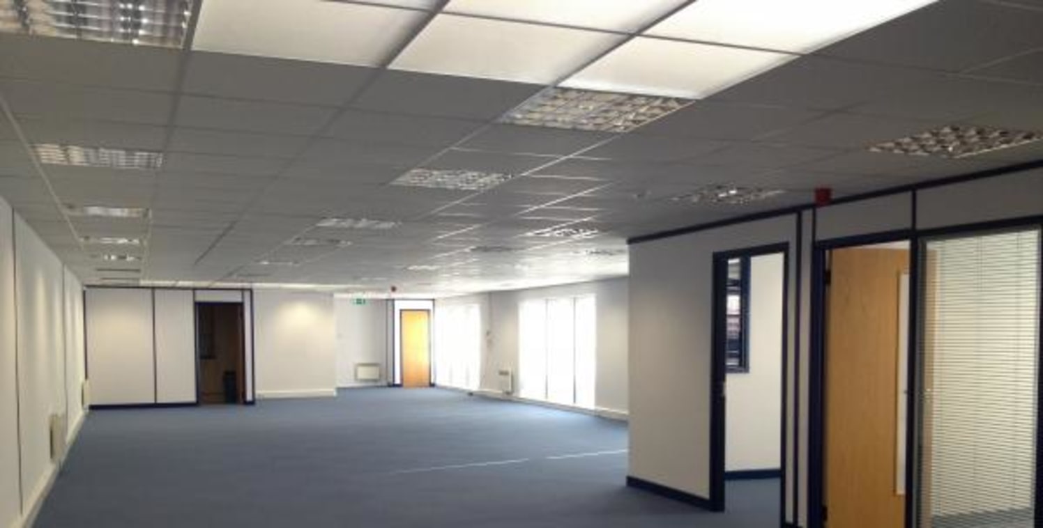 Office 2 is a large, predominately open plan office with meeting rooms, training room, break out area and kitchen.

Located at first floor within the Daniel Owen centre, Mold.

Ideal for a variety of office based uses

There is lift access and a buzz...