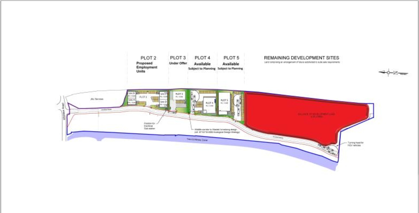 Plot 5 extends to 0.735 acres with a proposed unit of 10,426 ft2\nproposed on a similar basis as Plot 4.\n\nRoad Links\n* A500 - 0.5 miles\n* A50 - 1.3 miles\n* M6 J15 - 3.5 miles\n* M6 J16 - 9 miles\nStoke-on-Trent Railway Station is located less th...