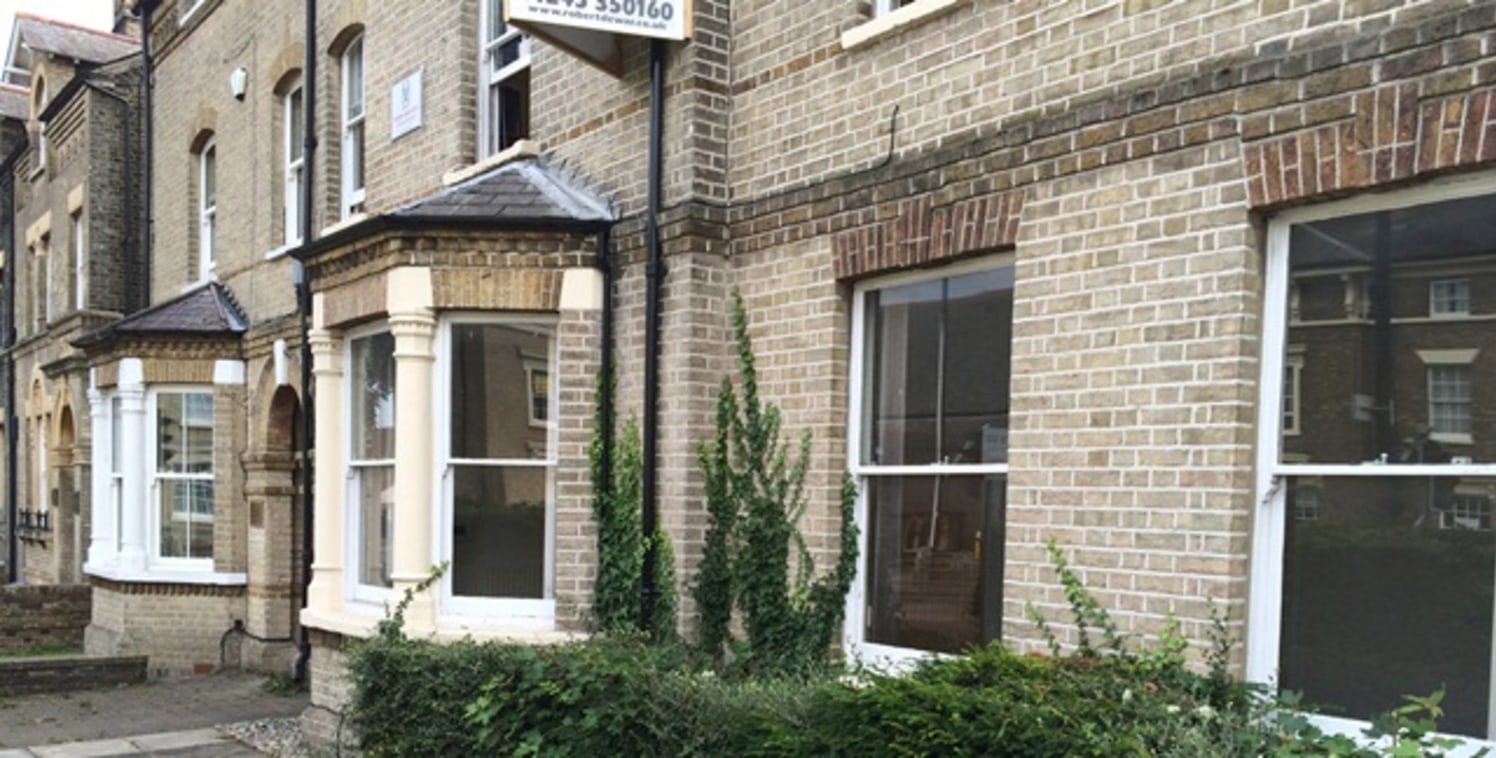 DESCRIPTION:\nAvailable now is Suite 1, approx 355sq ft (33sq m) a comprising 2 interconnecting ground floor offices. Located in a Victorian building prominently situated in New London Road which is also in the heart of Chelmsford's business district...