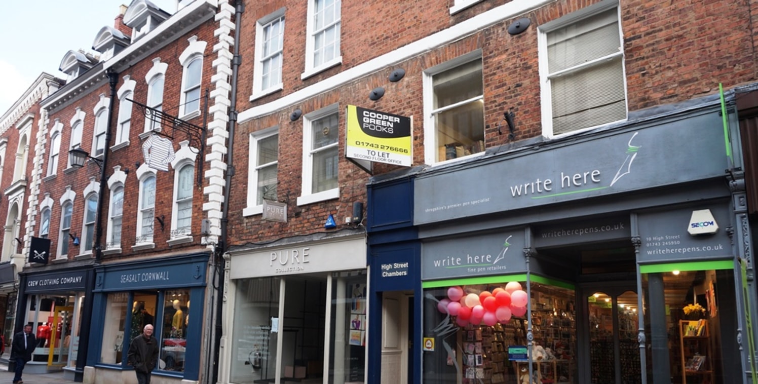 Prominently Situated Town Centre Office\nClose to Public and On Street Car Parking\nLocated within Characterful Period Building\nSuite 5 - 33.64 sq m (362 sq ft)\nSuites 9 & 10 - 43....