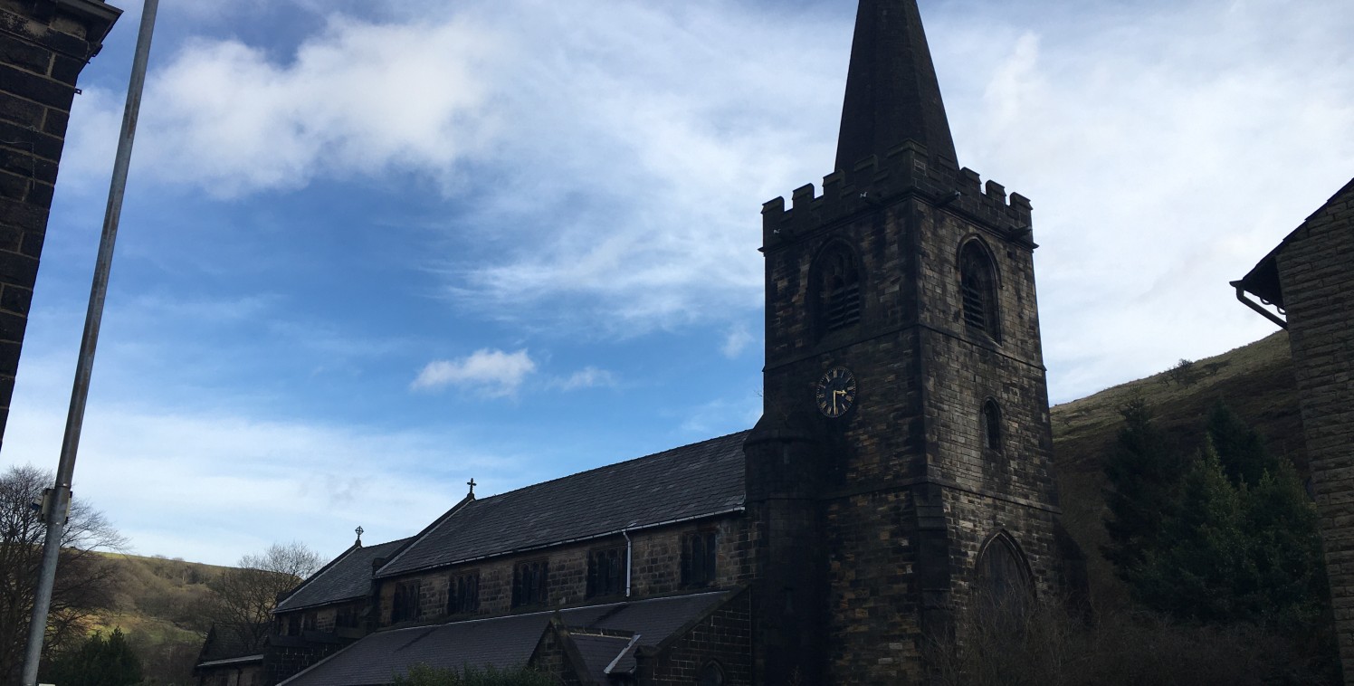 The property comprises a substantial, Grade II Listed, purpose-built church, dating from the early 1900s. 

The building is of stone construction with ashlar details, beneath pitched slate roofs, and incorporates a tower with spire to the western end...