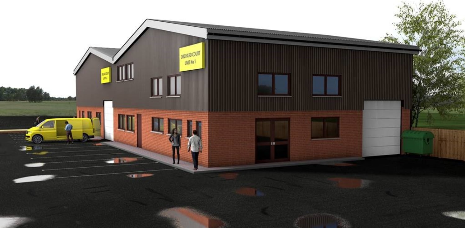 The property comprises a new build semi-detached business unit which is currently under construction.

The property is being built in a steel portal frame beneath a profile clad roof with walls being part clad in profile sheeting and brickwork. The p...