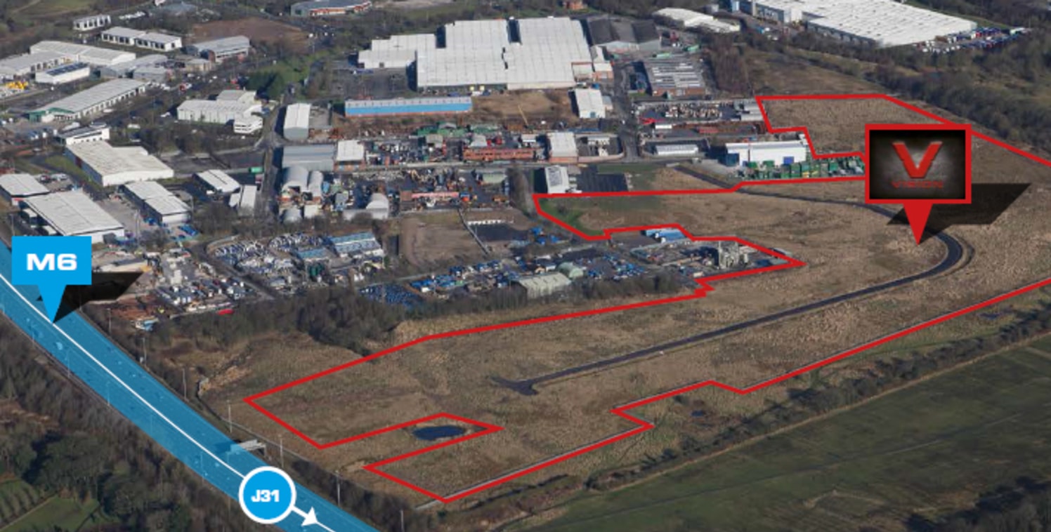 Vision is a strategically located distribution and industrial site, totalling 40 acres, located adjacent to junction 31a of the M6 motorway in Preston. The site can offer design and build solutions ranging from 30,000 sq ft up to 125,000 sq ft.