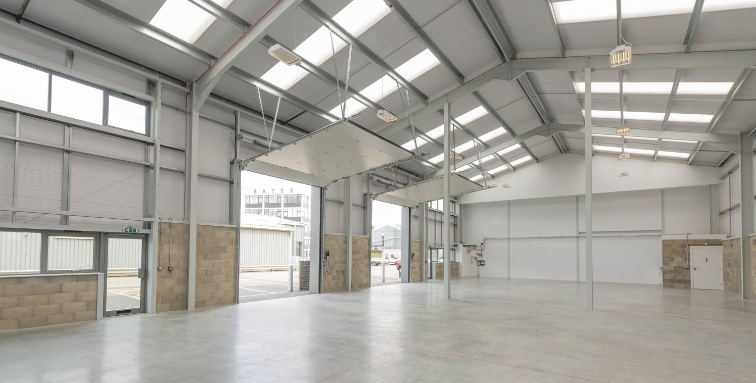 DESCRIPTION:\n\nUnit 5 is an attractive mid terrace industrial/warehouse unit of steel portal frame construction with block/metal clad elevations under an insulated roof. The property benefits from three phase power, high bay lighting an electronic a...