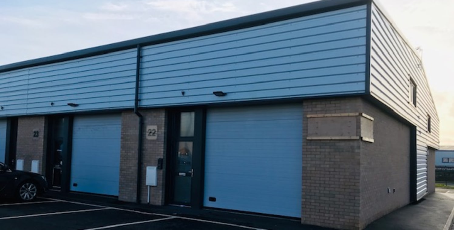 New build business unit available to rent which is suitable for a variety of uses including trade, warehouse, workshop and offices (all subject to consent) and the unit comprises:

*Steel portal frame construction 

*Sectional goods door 

*Three pha...