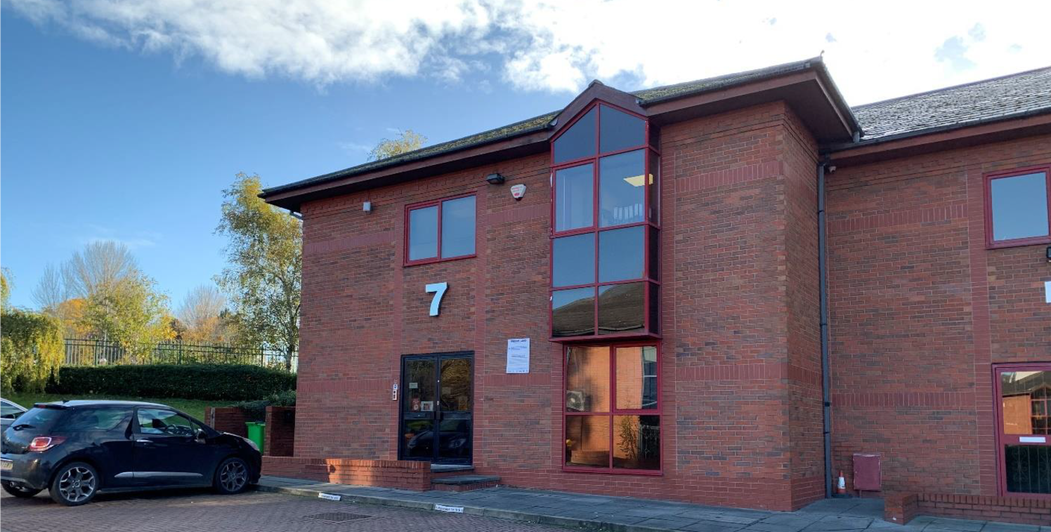 Set within a heavily landscaped, low density business park environment with good on-site car parking, Unit 7 Gemini Park is a two-storey brick-built property with a pitched slate roof