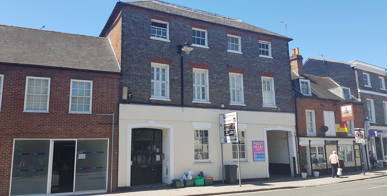 The property comprises the ground floor office space within a period three storey building, the upper floors being converted to apartments.

Internally the space has been split to provide four separate office areas with kitchenette and disabled WC fa...