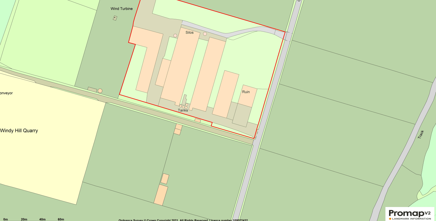 The property comprises a regularly-shaped site, extending to approximately 4.66 acres (1.886 hectares), currently used as a poultry farm, with a series of medium to large scale portal framed, agricultural buildings and silos arranged across the site....