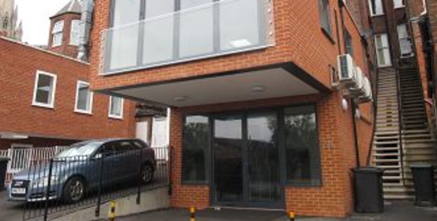 Modern newly built office building arrange on lower ground, ground and first floors together with 2 car...