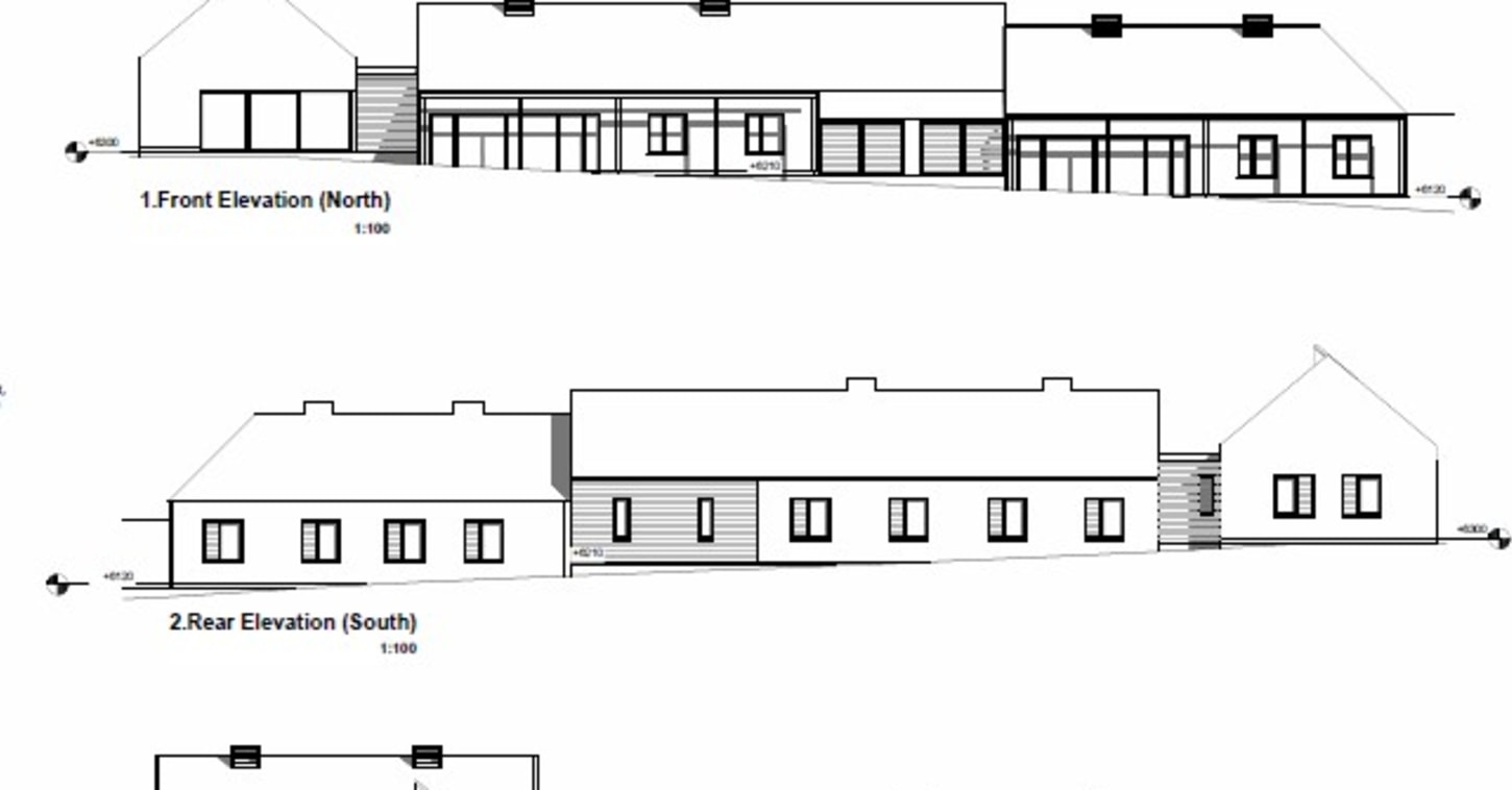 The proposed units comprise B1 office units to be newly constructed within a single building structure which will be part two-storey and part one-storey. Unit 1 will be located at the east end within the two-storey element and will comprise self-cont...