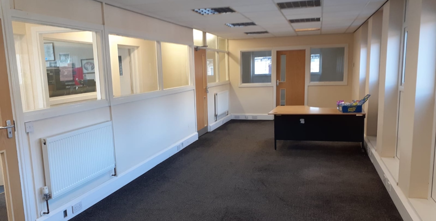 The property briefly comprises a modern first floor office suite situated on Wakefield Road. The suite benefits from having open plan accommodation with a private directors office and communal kitchen and WC facilities. The suite features being carpe...