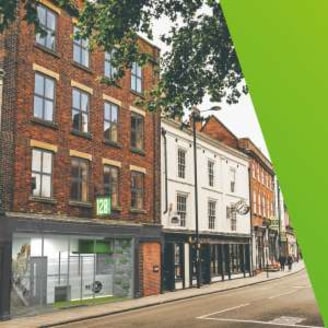 First Class offices with secure car parking for 28 vehicles. Exceptional specification with AC and LED lightings. Within the historical cathedral quarter close to amenities....