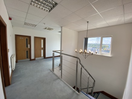 Detached office building with parking plus extensive and secure yard of 0.35 acres. Potential for new build on yard to rear (subject to planning).

Located on Dock Road, Connahs Quay.

The office building is over ground and first floors

The ground f...
