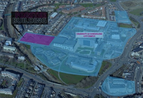 The site includes Forster Building which was constructed in 1975 and is formed over four storeys. Also, along the western elevation of the site there is a large tarmac car park which is bounded by steel palisade fence. The property formerly provided...