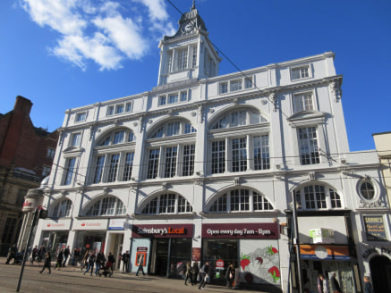 <p>A Grade II listed building in the heart of Sheffield City Centre, at the end of Fargate (the 100% prime location in Sheffield). Wth offices and residential on upper floors.</p><ul>

<li>A prime retail location in the centre of Sheffield</li>

<li>...