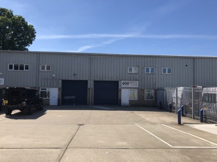 The unit is a modern starter unit with separate pedestrian access and goods/loading door. The unit also has internal offices and three allocated car parking spaces.