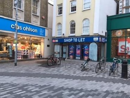 A period Grade II listed building comprising open plan shop unit arranged over ground and basement floors.\n\nLocation: The premises are situated in a very prominent location within the historic Market Place. Nearby occupiers include Chas Ohlson, Ult...