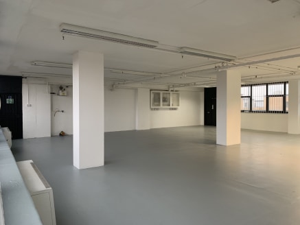 This unit is located on the ground floor within a seven storey block having recently been refurbished and benefiting from good natural light, arranged as open plan studios available for a variety of uses.

Regent Studios is just south of London Field...