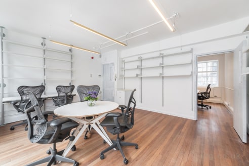 Strapline: Vibrant second floor office - Rent free / incentives available - French windows - Wooden flooring - Private meeting room / office - Excellent natural light from 2...