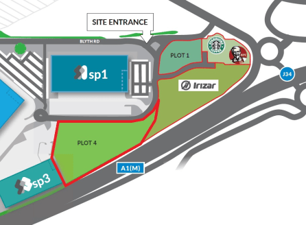 Symmetry Park is in an excellent location, strategically positioned adjacent to Junction 34 A1(M) servicing the North of England and the Midlands with easy access to Doncaster Sheffield Airport.