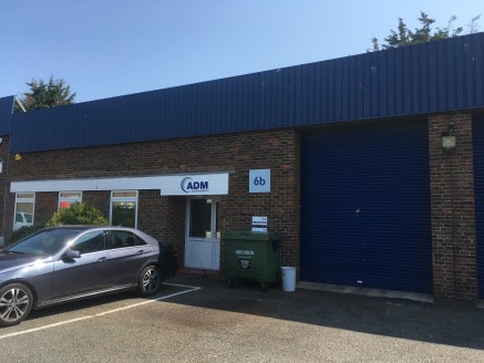 A mid-terrace industrial unit, forming part of a terrace of six similar industrial and warehouse units. The unit is of steel frame construction with brick and block work elevations and access via a roller shutter loading door.

The adjoining unit is...