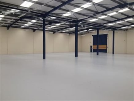 Modern high quality recently refurbished warehouse/industrial unit of steel frame construction with external profiled metal cladding and internal brick walls. The property provides clear storage space accessed by two roller shutter doors. The buildin...