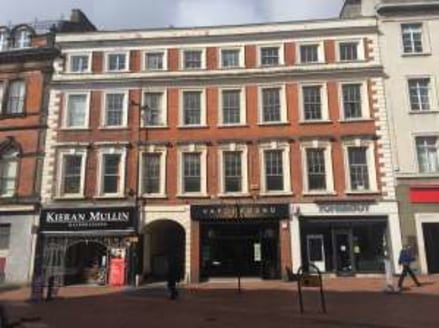 City centre retail unit. Fully let to Capvar Media until September 2021....