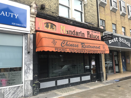 A restaurant/retail property arranged on ground floor and basement levels.