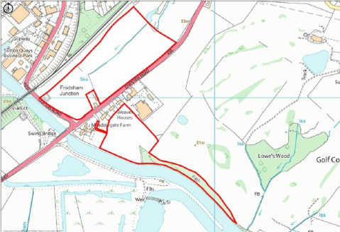 The property comprises two parcels of land, identified as: 

Parcel A: is accessed from and lies to the north side of Chester Road (A56) and east of Clifton Road (A557) and comprises a broadly rectangular parcel of bare land approximately 17 acres (6...