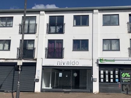 A ground floor lock-up shop unit forming part of a small retail parade. The unit measure at 801 sq ft and has a net internal width of 20ft and a built depth of 42ft. The shop has a modern interior fit-out with tiled floors, suspended ceilings with LE...