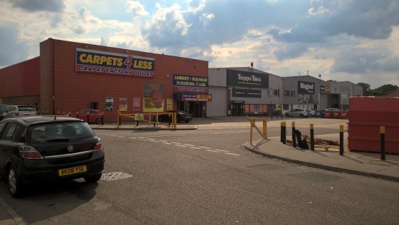 A large ground floor unit extending to 11,405 sq ft with A1 retail consent and car parking to the front.

The freeholder will consider a split of the premises to provide two units of approximately 5,500 sq ft each.

Other occupiers include Topps Tile...