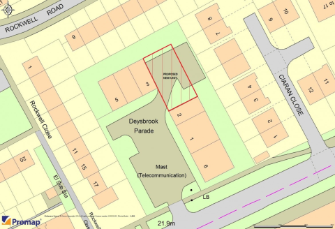 <p>Modern neighbourhood parade with onsite parking located opposite a large format Tesco in a densely populated residential area.</p><ul>

<li>Design & Build Opportunity</li>

<li>Proposed new ground floor retail unit - unit is not yet constructed</l...