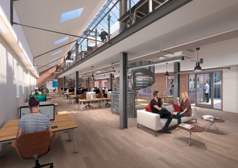 Huguenot Place is a striking Victorian warehouse courtyard development extending back from Heneage Street just east of the thriving retail destinations of Brick Lane and Spitalfields market. The original fabric of the existing Victorian building is c...
