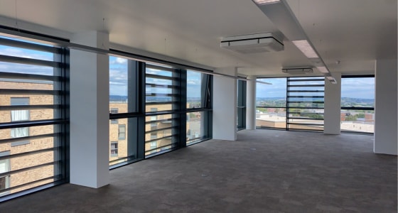 An entire office floor within this contemporary new development which is considered to offer the best quality workspace in Central Harrow. This 7th Floor office has stunning London views and benefits from floor to ceiling windows, raised floors and a...