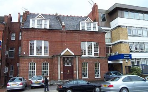Air conditioned office suite on 3rd floor together with 2 car...