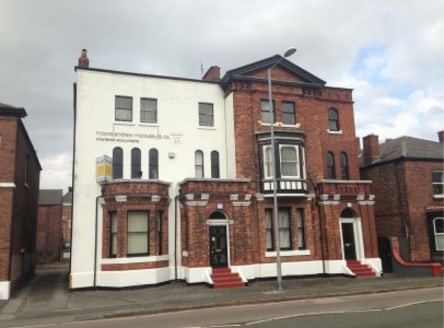 An adjoining pair of period, semi-detached office buildings with car park to the rear.<br><br>The interior provides individual office rooms, with a small kitchen area on each floor.<br><br>The basement provides storage and is accessed via an internal...